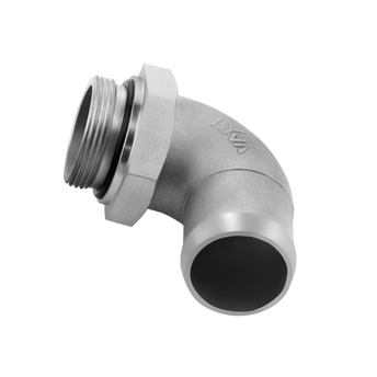 Saugbogen - 1-1/4" 90° - 45mm Aluminium